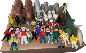 Playmobil Vintage diverses Konvolut 65 Teile: 20 Tiere & Menschen, 25 Zubehörteile 70er/80er Jahre - Bild 1 von 11