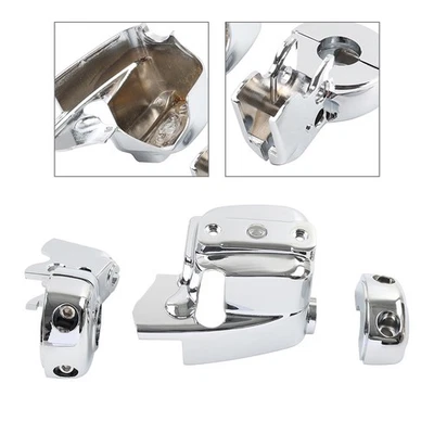 Lenkersteuerungs-Dekorationsabdeckung für Harley Softail Dyna Sportster 1996+ - Image 1 of 4