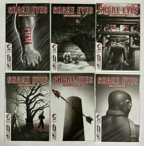 GI Joe Snake Eyes Declassified #1 2 3 4 5 6 6er Set 2005 DDP Comics - lesen - Bild 1 von 7