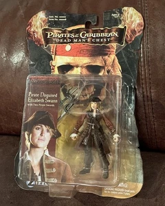 PIRATES OF THE CARIBBEAN PIRATE DISGUISED ELIZABETH SWANN 4" ACTION FIGURE 2006 - Picture 1 of 11