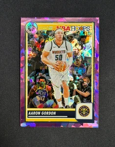 2023-24 Panini NBA Hoops Premium Aaron Gordon Purple Ice PRIZM /149 #132 Nuggets - Picture 1 of 2