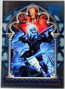 Hellfire Kette 2023 Fleer Ultra Midnight Sons Thaumaturgical Artifacts Blue /180 - Bild 1 von 2