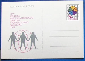 Polonia Postal #535 25º CONGRESO DE ASOCIACIÓN COOPERATIVA INTERNACIONAL 1972 - Imagen 1 de 1