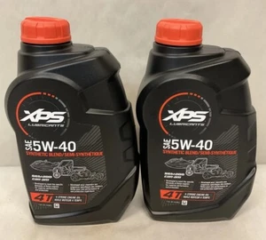 2-QTS XPS Lubricants SAE 5W40 Synthetic Blend 4T Oil PN #9779133  / #M1395J - Bild 1 von 4