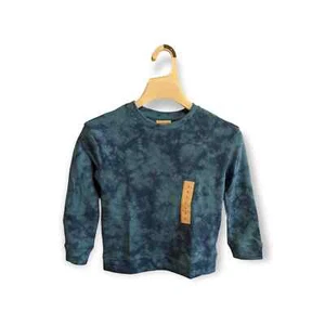 Kids' Pullover Sweatshirt - Cat & Jack Bright Blue Tie Dye Size Small NEW W/ TAG - Picture 1 of 4
