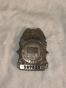 Burns International Security Service Guard Badge #187059 - Picture 1 of 2