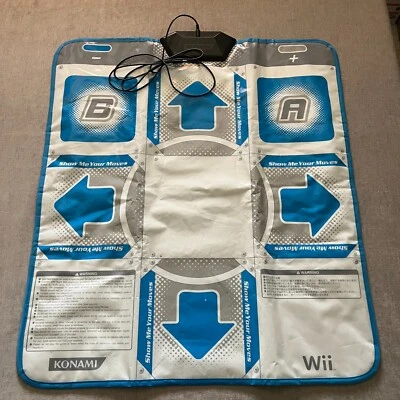 Konami Nintendo Wii Gamecube DDR Dance Mat Dance Revolution Pad - ¡Probado RU054! Foto 1 de 3
