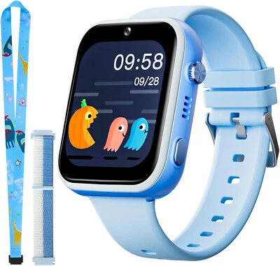 Kinder Smartwatch mit Telefonfunktion SOS Armbanduhr GPS Tracker Kinderuhr Watch - Bild 1 von 4