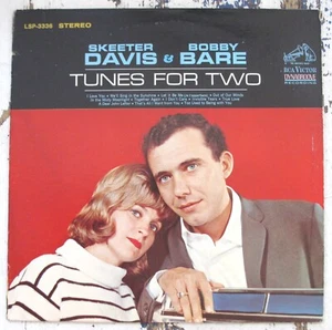 Skeeter Davis & Bobby Bare Vinyl Record Tunes For Two LP Chet Atkins Dynagroove - Picture 1 of 3