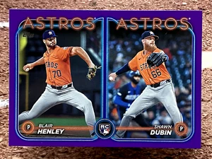 2024 Topps Update Meijer Purple Blair Henley Shawn Dubin #US252 - Bild 1 von 4