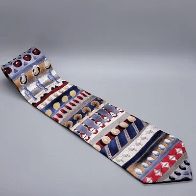 Tabasco Hot Sauce Mens Silk Cajun Shrimp Fish Novelty Tie - Image 1 of 4