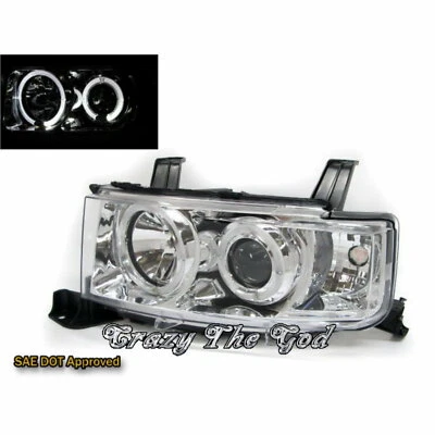 bB XP30 MK1 00-05 Hatchback 5D Halo Projector Headlight Chrome for TOYOTA RHD - Image 1 of 4