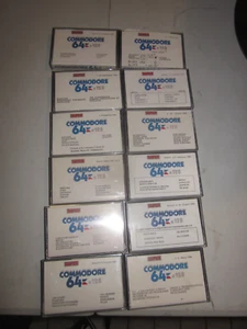Lotto 12 cassette giochi per Commodore C64/128 Edizioni Jackson - Foto 1 di 3