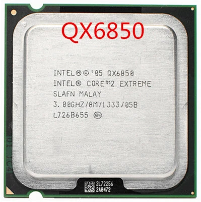 Intel Core 2 Extreme QX6850 3 GHz 1333 MHz 8MB LGA775 CPU Processor - Image 1 of 2