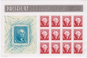 Scott #3140 George Washington Sheet of 12 Stamps (Pacific 97 Collection) - MNH - Picture 1 of 1