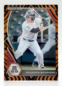 2021 Panini Prizm Draft Tiger Stripes #82 Branden Boissiere RC 99/99 Nationals - Picture 1 of 2
