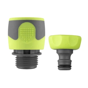 Flexzilla HFZGAK11 Garden Hose Quick-Connect Fittings, 2-Pc. Coupler & Plug Kit - Picture 1 of 1