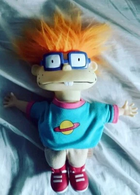 “Boneca de Pelúcia Vintage Chuckie Finster Rugrats - Colecionável Nickelodeon dos anos 1990” - Imagem 1 de 3