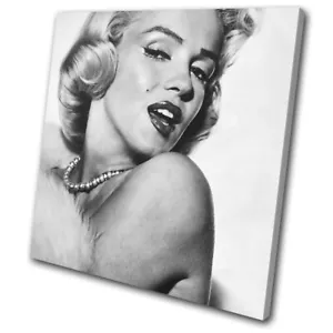 Stampa quadro Marylin Monroe stella celebrità iconiche SINGOLA TELA ARTE DA PARETE - Foto 1 di 1