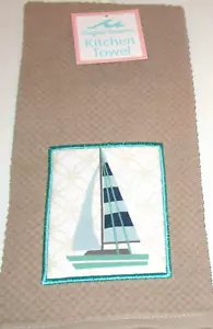 Toalla de cocina COSTAL ~ 15" X 25" ~ 100% algodón ~ VELERO - Imagen 1 de 1