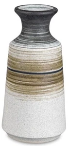 formano Vase 15x30cm aus matter Keramik mit Streifen-Dekor 730084 - Bild 1 von 1