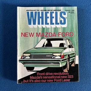 Wheels August 1980 Magazine - New Mazda-Ford - Mazda 323, Ford Laser - Bild 1 von 17