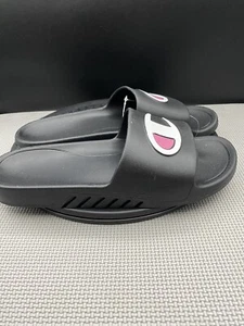Champion  Slides Womens Size 11 Black  Slip On Sandals - Picture 1 of 10