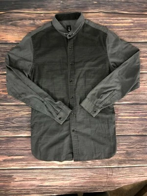 Howe No 65 Creative Workforce Mens Size Medium Black Gray Button Down Shirt - Image 1 of 4