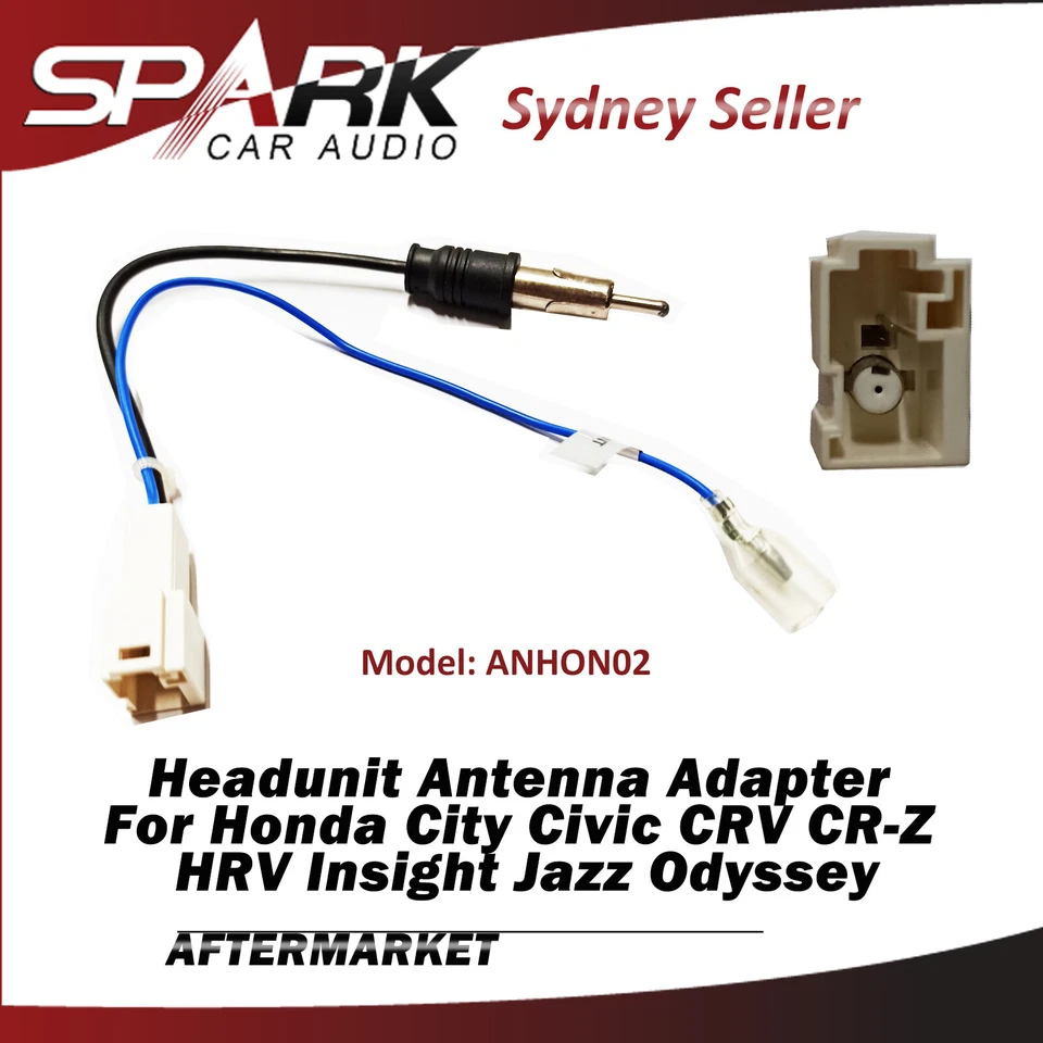 Antenna Adaptor Adapter Car Radio Plug For Honda Jazz 2014+ Odyssey 2009+ AD - image 1 of 1