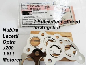 GM 96414590 DICHTUNG AGR/EGR Gasket/Dichtung 1,8Lt Motoren  J200/LDA - Bild 1 von 2