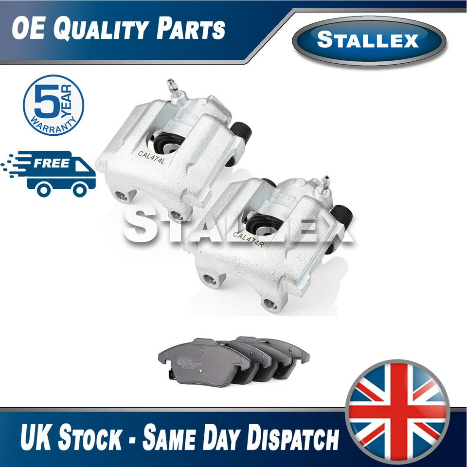 Se adapta a las pinzas de freno nuevas MG MG MG ZT 1.8 2.0 CDTi + pastillas para el establo trasero Foto 1 de 1