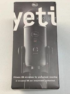 Blue Yeti Blackout professionelles Multi-Patten Kondensator Mikrofon (NEU/VERSIEGELT) - Bild 1 von 8