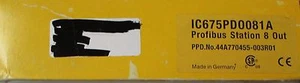GE FANUC IC675PD0081A Bus Stop 8 Out Profibus Station  - Picture 1 of 5