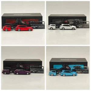 1:64 Mortal Diecast Toyota Altezza Gita Lexus IS200 with trailer 2025 HEC Model - Foto 1 di 28