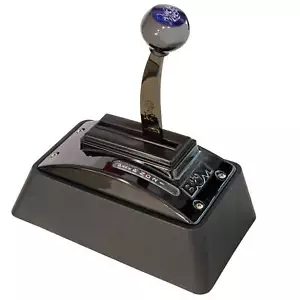 B&M Black Automatic Universal Quicksilver Ratchet Shifter For 3 & 4 Speed Trans - Picture 1 of 5