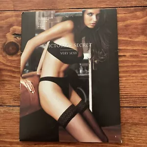 NEW VICTORIA'S SECRET Very Sexy Glamour Lace Thigh High Size A  15 Denier -BLACK - Picture 1 of 1