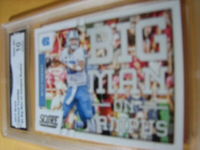 MITCHELL TRUBISKY BEARS 2017 SCORE BIG MAN ON CAMPUS ROOKIE RC # 2 GRADED 10 - Image 1 of 2