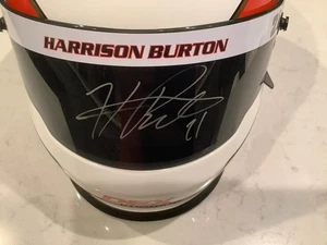 HARRISON BURTON AUTOGRAPHED 2022 MOTORCRAFT FULL SIZE HELMET & AUTOGRAPHED CARD - Picture 1 of 22