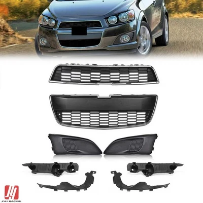 For Chevrolet Sonic 2012-2016 Front Bumper Grille/Foglight Cover Bezel/Bracket - Изображение 1 из 4