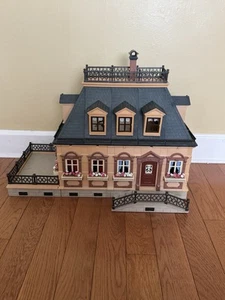 Playmobil Victorian Mansion House Set 5305 Discontinued Complete No Furniture - Picture 1 of 16