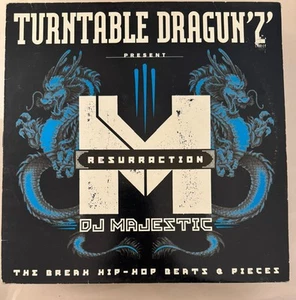 TURNTABLE DRAGUN'Z DJ MAJESTIC – RESURRACTION: THE BREAK HIP-HOP BEATS - VG+ -A5 - Picture 1 of 2