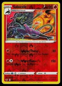 Pokemon Karte Salazzle 028/202 SWSH01: Schwert & Schild Base Set Reverse Holo - Bild 1 von 2