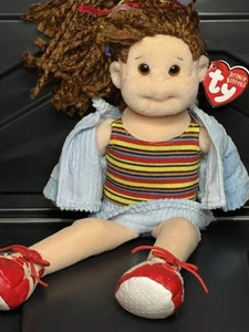 Ty Teenie Beanie Boppers Pretty Penelope 12 Zoll Plüsch Stofftier Puppe 2001 mit Etikett - Bild 1 von 2