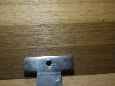 Vintage Banjo Part, From 1925 Gibson Mastertone, Armrest mounting leg, nickel - Image 1 of 2