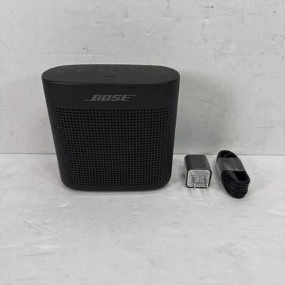 Bose SoundLink Color II 419574 Bluetooth Portable Wireless Speaker Black TESTED - Image 1 of 4