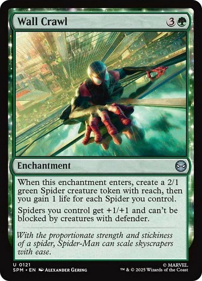 x1 Wall Crawl - Marvel's Spider-Man - NM - MTG - Image 1 of 1