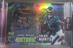 jalen hurts auto 1/1 Karte - Bild 1 von 6
