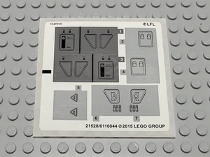 New LEGO Sticker Sheet Only 75100 First Order Snowspeeder Star Wars - Picture 1 of 1