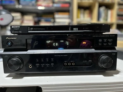 Pioneer VSX-918V-K 5-Channel Surround Sound Receiver + Sony DVD/CD Player Works - Image 1 of 4