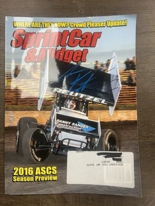 Revista Sprint Car & Midget - Mayo 2016 - Autografiada por Aaron Reutzel - Imagen 1 de 2